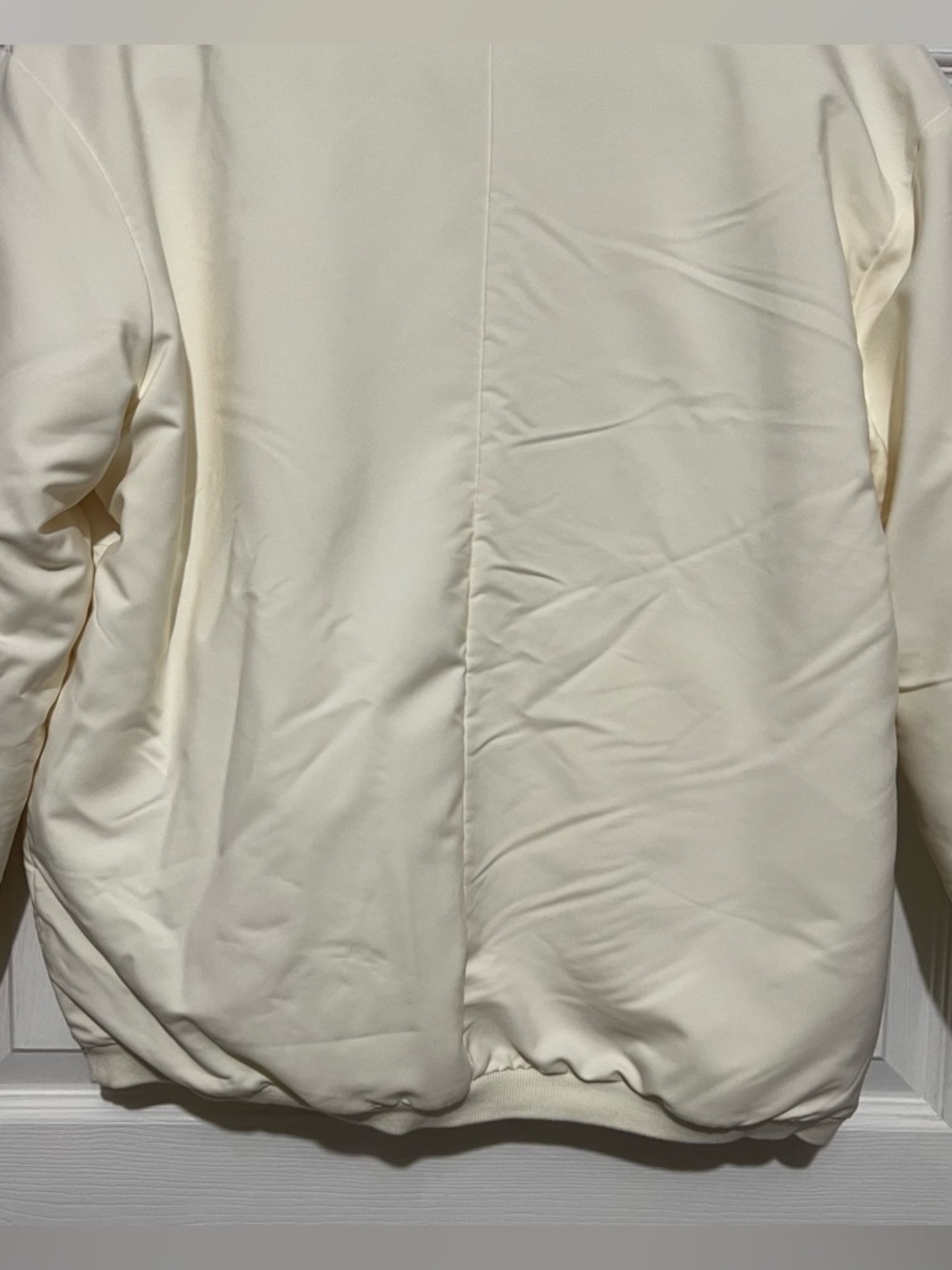 💗 Gymshark x Whitney Simmons - Women's Cream Reversible Bomber Jacket - Picture 9 of 11